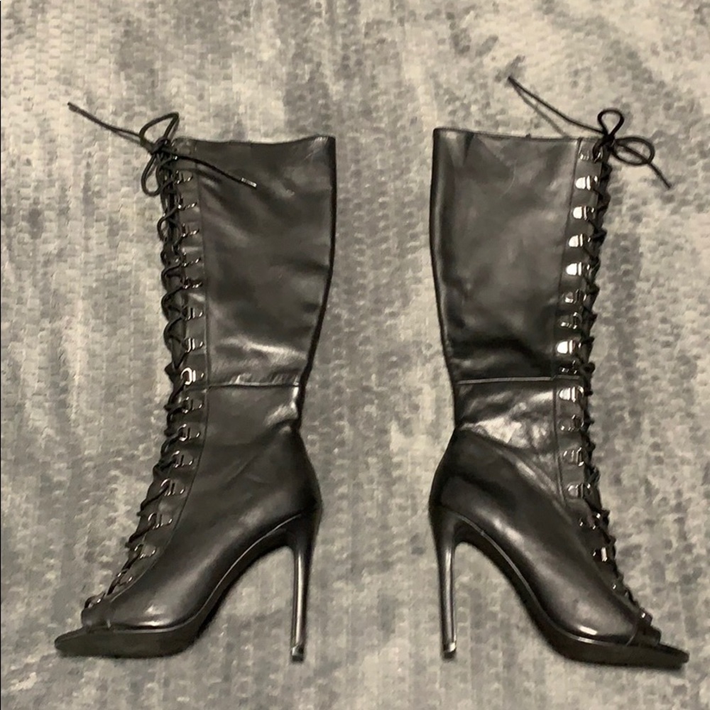 Steve Madden Leather heel boots